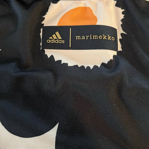 Adidas Floral Tank Top - Black and Orange - Picture 6 of 9